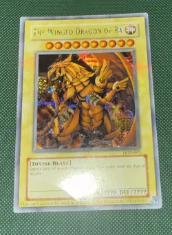 Yugioh The Winged Dragon of Ra DOD-001 Prismatic Secret Rare Yu-Gi-Oh! - Image 2