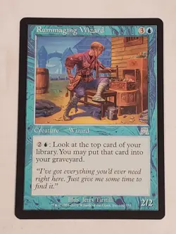 MTG Rummaging Wizard (Onslaught/Blue/U) - BGM - Image 1