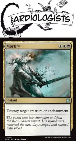 Mortify 0662 X4 SET | MTG | Foundations | Uncommon | NM - Image 1
