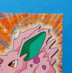 TV Animation 32 Nidoran, Non-Holo, Blue Logo, Pokemon Karte Topps Series 1, 1999 - Image 3