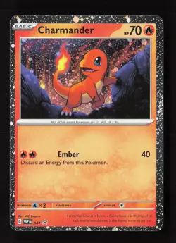 Charmander (Cosmos Holo) 047 Holo Promo Scarlet & Violet Promo Pokemon Near Mint - Image 1