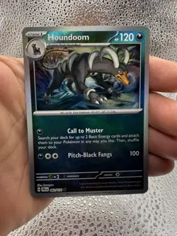 Pokemon Houndoom (Master Ball Pattern) SV: Prismatic Evolutions 063/131 NM - Image 2
