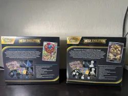 Pokemon TCG Mega Evolutions ETB Lucario And Gardevoir English Sealed Set - Image 2