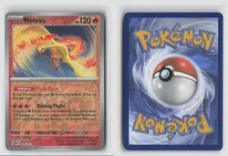 Moltres #146/165 Sv Scarlet & Violet 151 Rare Reverse Holo Pokemon TCG NM - Image 3