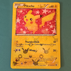Pikachu Holo RC7/RC25 Legendary Treasures Radiant Basic 60 HP English 2013 damg - Image 1