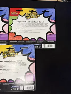Pokemon TCG Mega Evolution Ascended Heroes Larry’s Komala Collection Lot Of 3 - Image 5