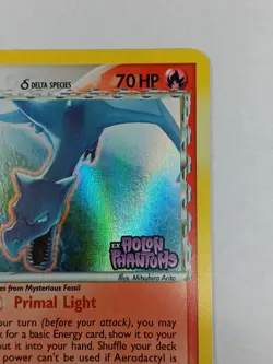 Pokemon Aerodactyl 35/110 EX Holon Phantoms Stamped Holo Delta Species Card 2006 - Image 3
