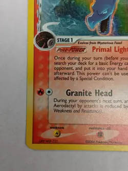 Pokemon Aerodactyl 35/110 EX Holon Phantoms Stamped Holo Delta Species Card 2006 - Image 5