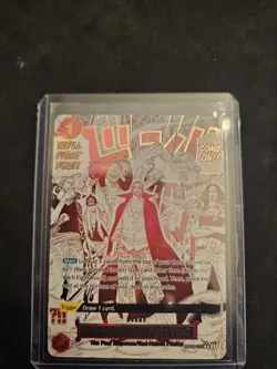 One Piece Come On!! We'll Fight You!! Manga Event OP09-020 RED MINT 10 CONTENDER - Image 1