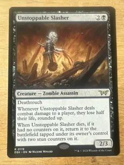 1x MTG Unstoppable Slasher (0294) - Duskmourn: House of Horror (DSK) - Magic - Image 1