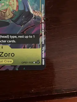 Roronoa Zoro (One Piece Day Dallas 2025) OP07-113 One Piece Promotion Cards Foil - Image 3