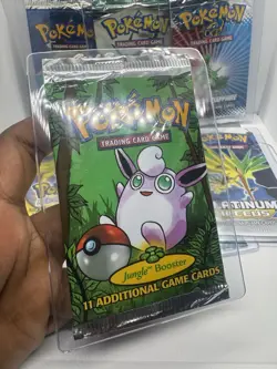 Wizards of the Coast First Edition Pokemon Jungle Booster Pack 742818060639 - Image 2