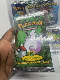 Wizards of the Coast First Edition Pokemon Jungle Booster Pack 742818060639 - Image 3
