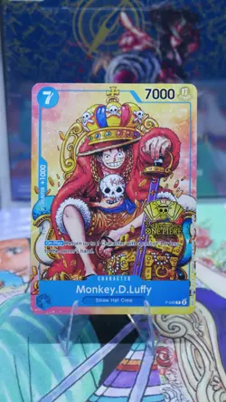 Monkey.D.Luffy (2nd Anniversary Stamped Promo) P-043 One Piece Promotion ENGLISH - Image 1
