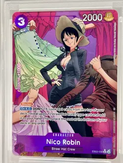 One Piece Nico Robin EB02-036 Alternate Art Rare PSA 10 ENGLISH - Image 2