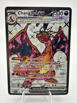 Charizard ex 056 Sv: Scarlet & Violet Promo Cards Holo Full Art Pokemon - Image 1