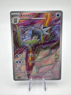 Arctibax 209/193 Paldea Evolved Illustration Rare Full Art Holo Pokemon Card NM - Image 1