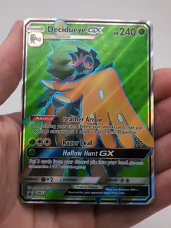 Decidueye GX SM37 Black Star Promo Full Art Holo Pokemon Card - Image 1