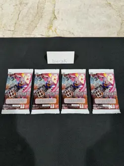 Gundam Card Game NEWTYPE RISING BOOSTER PACKS x 4 English New Factory Sealed - Image 1