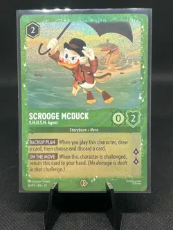 Scrooge McDuck - S.H.U.S.H. Agent 36 Disney Lorcana Promo Cards Holo - Image 2
