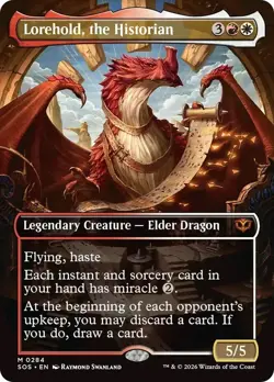 Lorehold, the Historian Borderless Secrets of Strixhaven NM MTG - Image 1