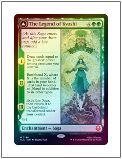 The Legend of Kyoshi, Foil, Avatar, Magic MTG NM - Image 1