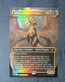 MTG Tarkir : Dragonstorm *FOIL* Commander Mythic BETOR ANCESTOR'S VOICE NM - Image 1