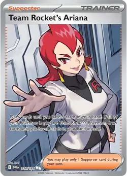 POKEMON SV10: Destined Rivals: Team Rocket's Ariana (224/182) Ultra Rare NM - Image 1