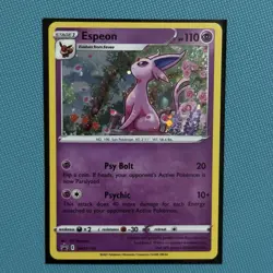 Pokemon TCG Espeon Sword & Shield Promo Cards Holo - Image 1