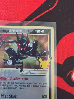Pokemon Greninja Gold Star Celebrations 25th Anniversary Promo SWSH144 Holo NM - Image 3