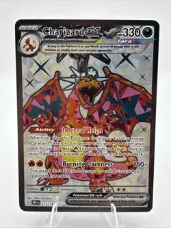 Pokemon: Charizard ex 215/197 Ultra Rare Full Art Obsidian Flames - Image 1