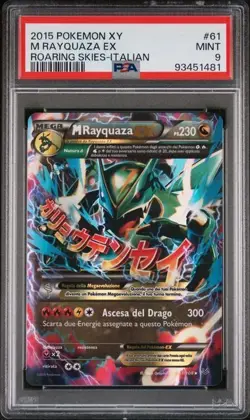 Pokemon PSA 9 M Rayquaza EX #61 XY Furie Volanti 2015 Italiano - Image 2