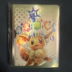 Pokemon Prismatic Evolutions - Eevee Deck Sleeves - New 1 pack(65 count) - Image 1