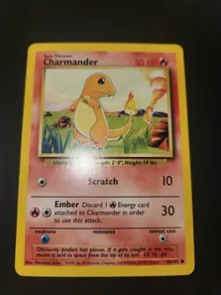 Starter Pokemon Charmander Squirtle Bulbasaur Pikachu Base Set Lot Nm/nm- - Image 2