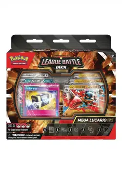 Pokemon TCG: Mega Lucario Ex League Battle Deck! Pre-order 6/19/26! - Image 1