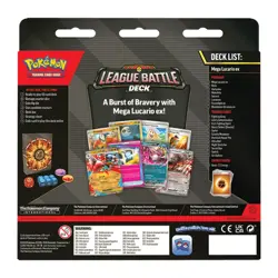 Pokemon TCG: Mega Lucario Ex League Battle Deck! Pre-order 6/19/26! - Image 2