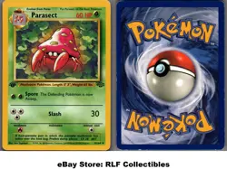 1999 Pokemon, Jungle, #41/64 Parasect, 1st Edition, Uncommon - Image 1