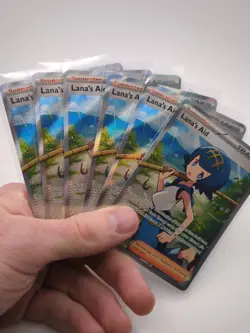 x1 Pokemon Lana's Aid Ultra Rare Full Art Holo Supporter 207/167 SV06 - Image 1