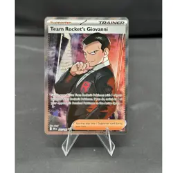Pokemon TCG Team Rocket's Giovanni 225/182 Sv10 Destined Rivals Ultra Rare NM - Image 1