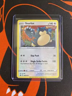 Pokemon TCG Snorlax SWSH119 Sword & Shield Holo Black Star Promo LP - Image 4