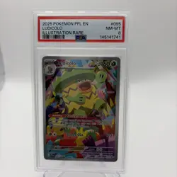 PSA 8 2025 POKEMON PFL EN LUDICOLO ILLUSTRATION RARE #095 - Image 3