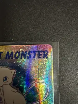 Pokemon Pocket Monsters Vending Prism Sticker 1998 Nintendo Mew Glitter Holo - Image 4