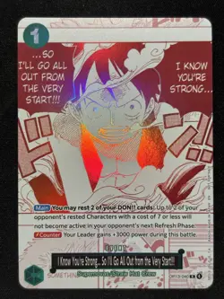Monkey D. Luffy - OP13-040 - Treasure Campaign Promo - One Piece English - Image 1