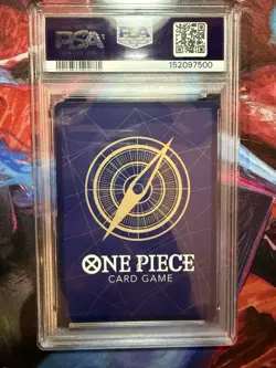 2025 ONE PIECE OP12-LEGACY OF THE MASTER TREASURE RARE VINSMOKE SANJI PSA 10 - Image 2