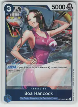 One Piece TCG Boa Hancock Foil Carrying On His Will #OP13-051 NM - Image 1