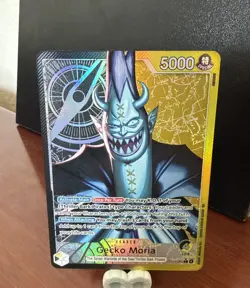 One Piece OP14-080 Gecko Moria Alt Art Leader The Azure Sea's Seven English - Image 1