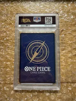 Bandai One Piece OP11 Luffy-Tarou ST18-005 SP Alt Art Foil Auto PSA 10 - Image 2