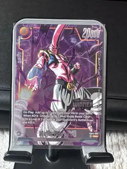 Majin Buu Holo Winner Card Dragon Ball Fusion World Tournament FB05-086 NM/M - Image 1