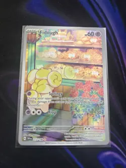 Pokemon TCG Fidough Scarlet & Violet Base Set Holo Illustration Card 213/198 - Image 1