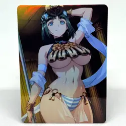 Queen's Blade Menace Goddess Anime Waifu ACG Foil Card - Image 1